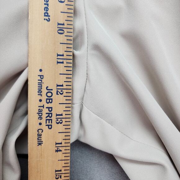 Walter Hagen Men 34x28 Beige Khaki Flat Front Cuffed Dress Pants Trousers Career - Picture 12 of 15